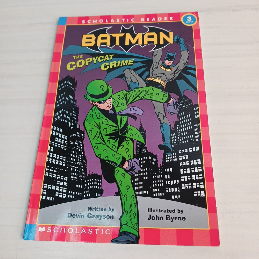Scholastic Reader Batman Copy Cat Crime Riddler Paperback Devin Grayson